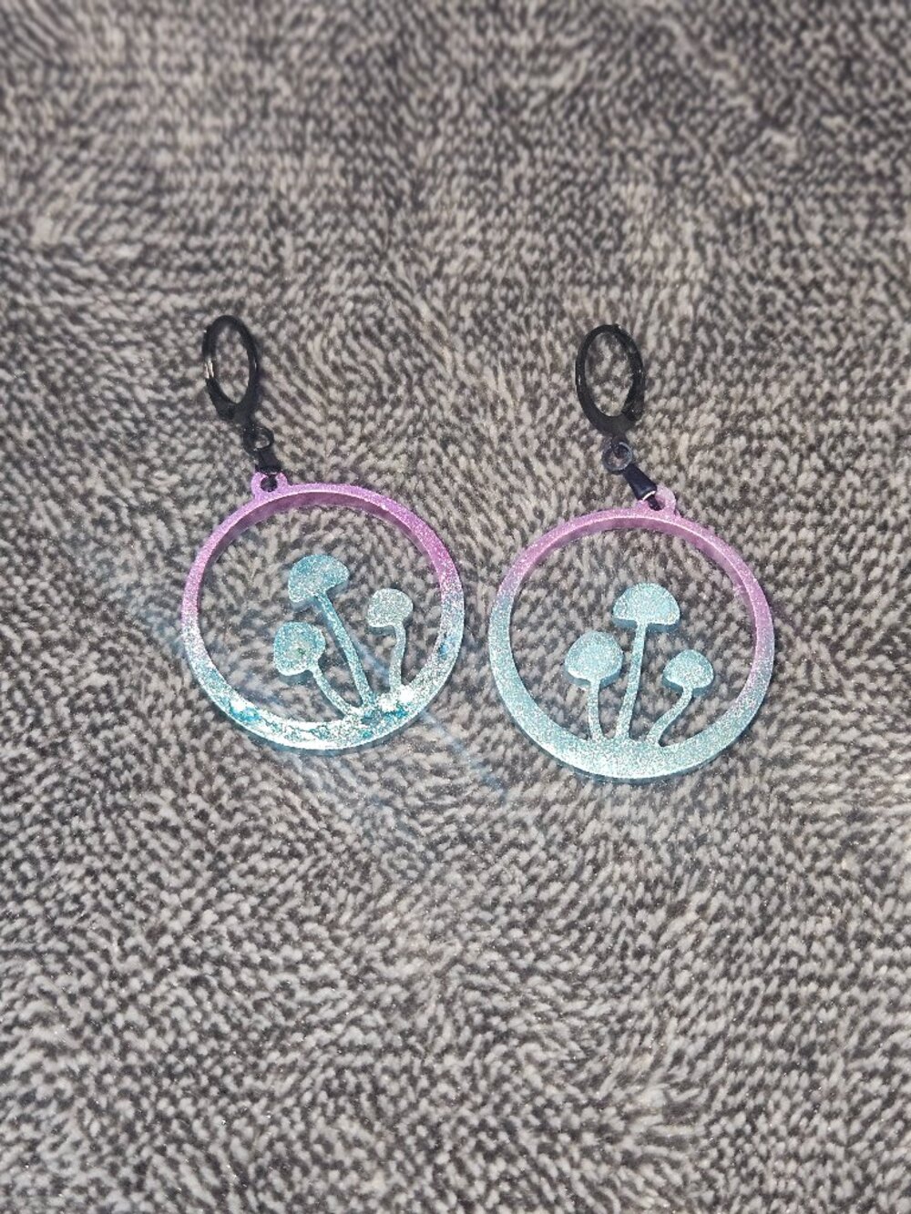 Handmade resin earrings